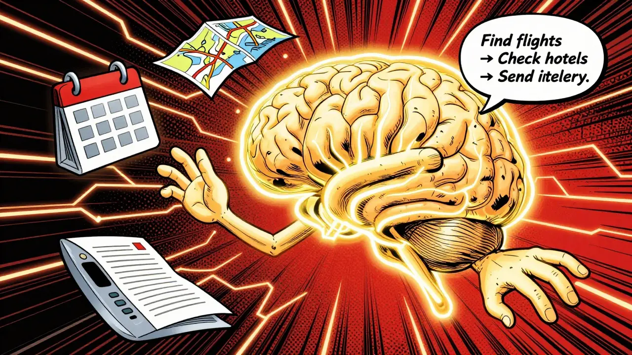 Agentic Behavior in Large Language Models: Planning, Tools, and Autonomy