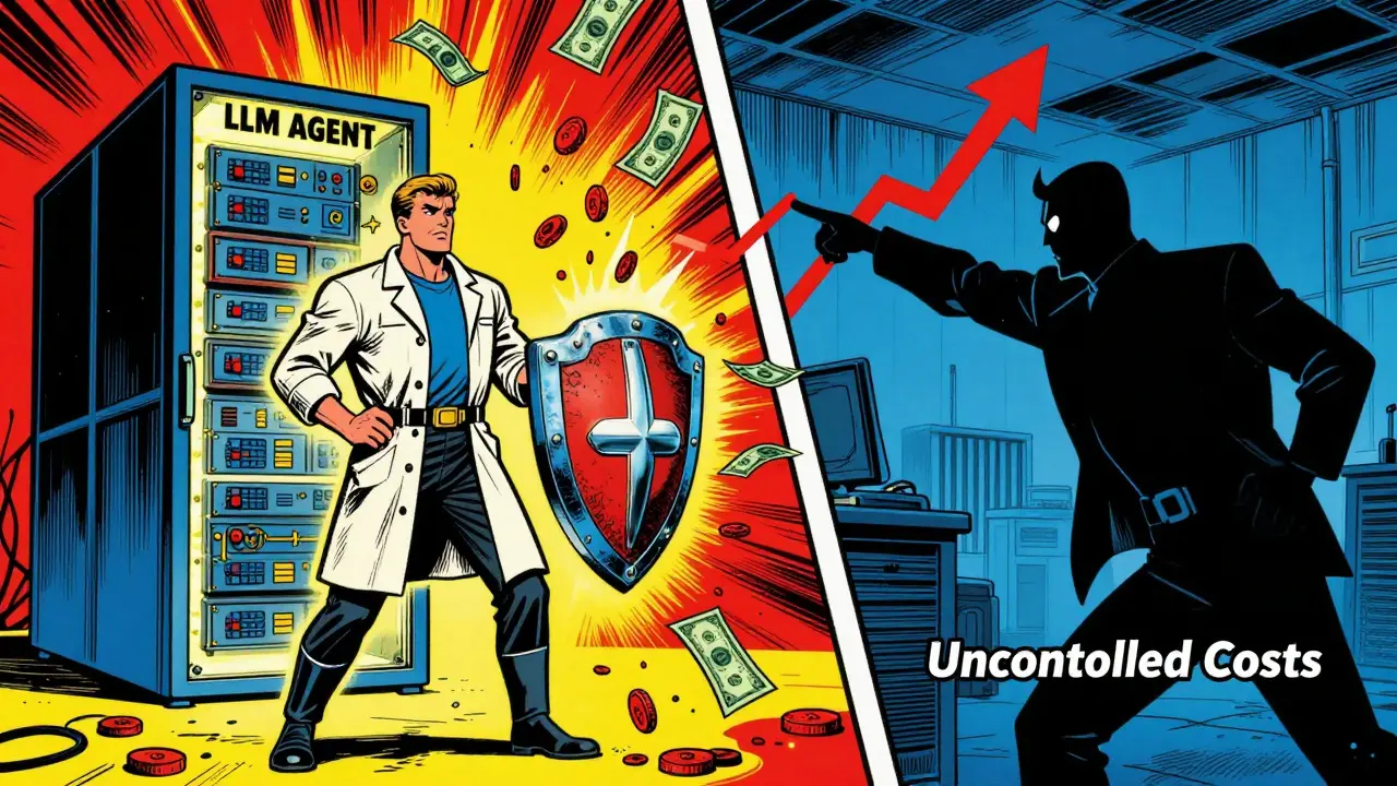 Cost Control for LLM Agents: Tool Calls, Context Windows, and Think Tokens